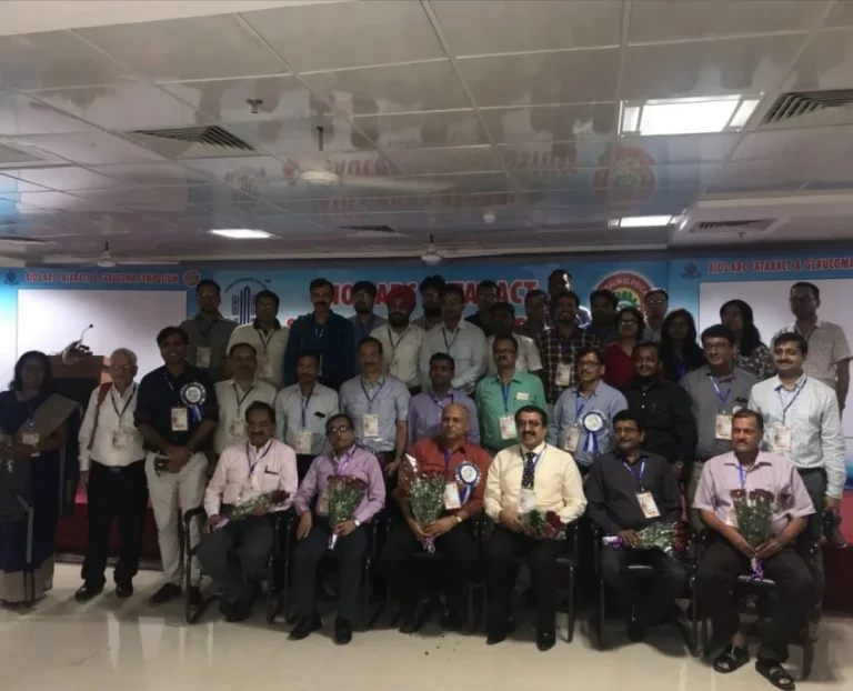 As guest speaker in annual conference of Glaucoma Society of India